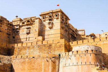 Mimari Jaisalmer fort, Jaisalmer, Rajasthan, Hindistan.