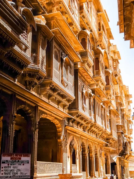 Jaisalmer Indien Circa März 2018 Schöne Architektur Von Patwon Haveli — Stockfoto