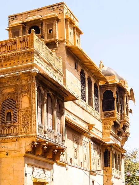 Salam Singh Haweli Moti Mahal 在印度拉贾斯坦邦 Jaisalmer 的建筑 — 图库照片