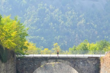 Vinadio, Italy - Circa September 2017. Fortress of Vinadio (Forte Albertino di Vinadio), in the Stura di Demonte valley, Province of Cuneo,Piedmont, Italy.