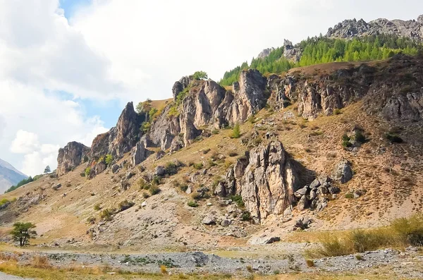 Colle Della Maddalena Piedmont Italia Lanskap Gunung Perbatasan Italia Prancis — Stok Foto