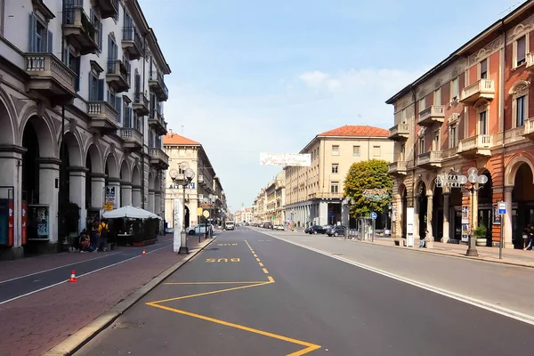 Cuneo Italien September 2017 Strassenansicht Von Cuneo Stadt Und Gemeinde — Stockfoto