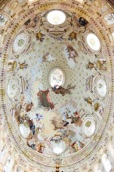 Vicoforte Italy Circa September 2017 Interiors Sanctuary Vicoforte Santuario Della — Stock Photo, Image