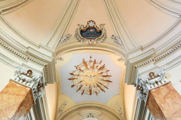 Tarquinia Itália Circa Setembro 2017 Interiores Igreja Católica Chiesa Del — Fotografia de Stock