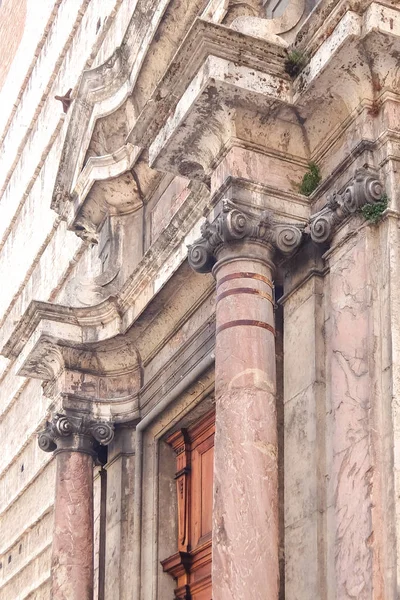 Perugia Italien September 2017 Säulen Der Katholischen Kirche Perugia Cattedrale — Stockfoto
