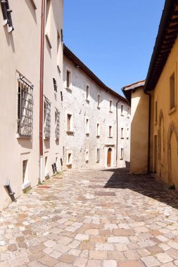 Pennabilli Comune 'nin güzel sokakları, Italya