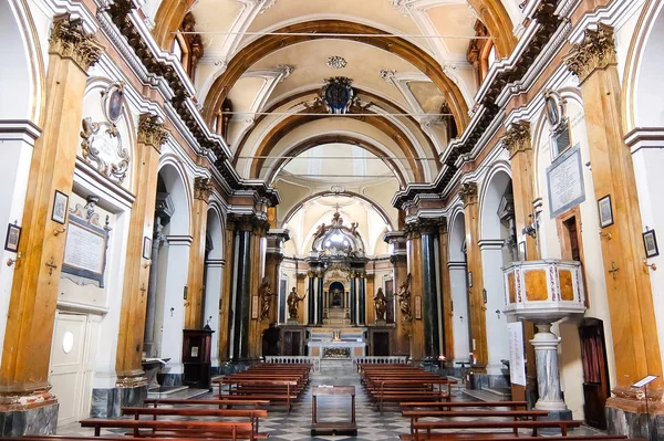 Sansepolcro Itália Cerca Agosto 2017 Interiores Igreja Católica Chiesa Santa — Fotografia de Stock