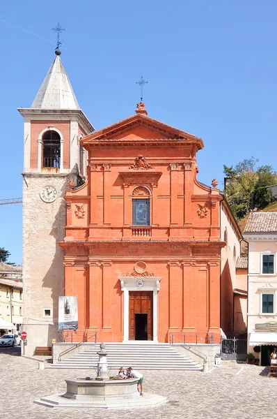 Pennabilli Itálie Circa Srpen 2017 Fasáda Katolického Kostela Parrocchia Cattedrale — Stock fotografie