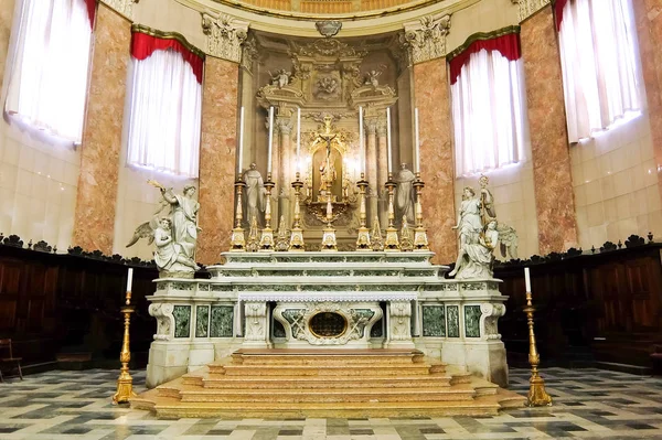 Comacchio Itália Circa Agosto 2017 Interiores Igreja Católica Duomo Comacchio — Fotografia de Stock
