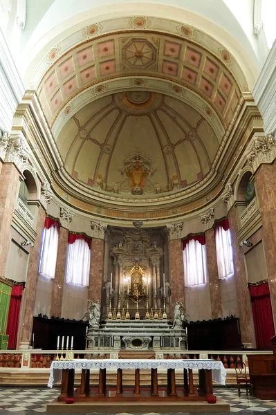 Comacchio Itália Circa Agosto 2017 Interiores Igreja Católica Duomo Comacchio — Fotografia de Stock