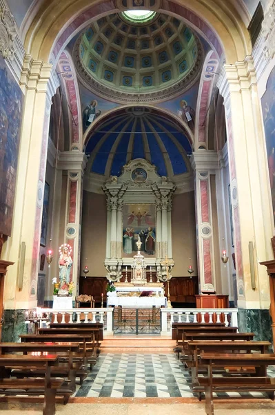 Comacchio Itália Circa Agosto 2017 Interiores Igreja Católica Duomo Comacchio — Fotografia de Stock