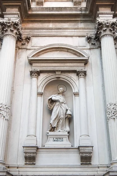 意大利威尼斯 2017年8月 天主教教堂的门面在威尼斯 Chiesa San Rocco — 图库照片