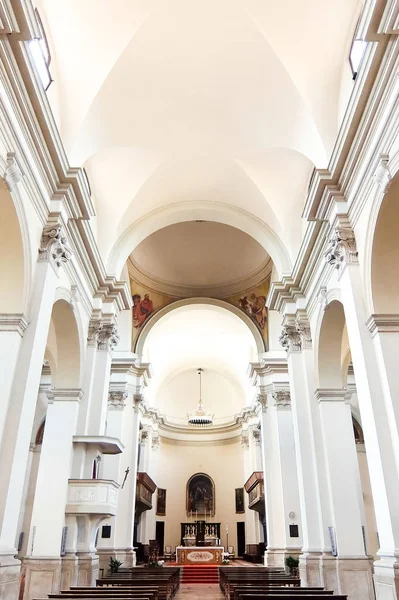 Portoguaro Olaszország Circa Augusztus 2017 Katolikus Templom Belső Tere Dóm — Stock Fotó