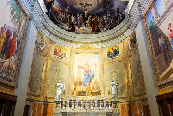 Palmanova Italia Circa Agosto 2017 Interiores Iglesia Católica Chiesa Del — Foto de Stock