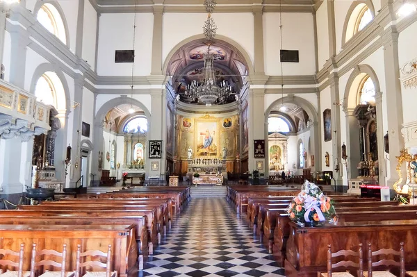 Palmanova Italien Cirka 2017 Augusti Interiörer Katolsk Kyrka Chiesa Del — Stockfoto