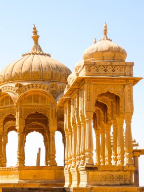 Jaisalmer fort Vyas Chhatri Mimarisi, Rajasthan, Hindistan.