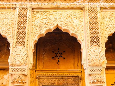 Jaisalmer kalesinin mimarisi, Rajasthan, Hindistan.