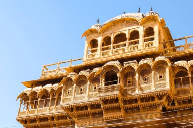 Jaisalmer kalesinin mimarisi, Rajasthan, Hindistan.