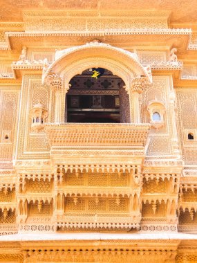 Jaisalmer kalesinin mimarisi, Rajasthan, Hindistan.