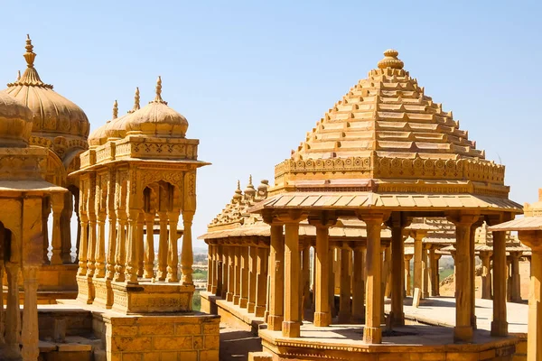 Jaisalmer Fort Vyas Chhatri Mimarisi Rajasthan Hindistan — Stok fotoğraf