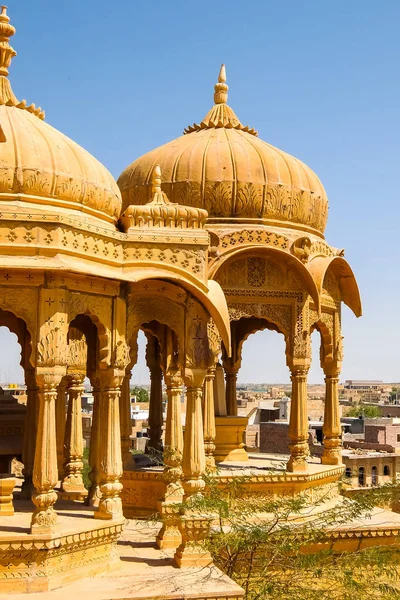 Jaisalmer Fort Vyas Chhatri Mimarisi Rajasthan Hindistan — Stok fotoğraf