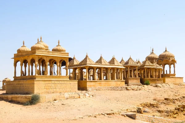 Architektura Vyas Chhatri Pevnosti Jaisalmer Rádžasthan Indie — Stock fotografie