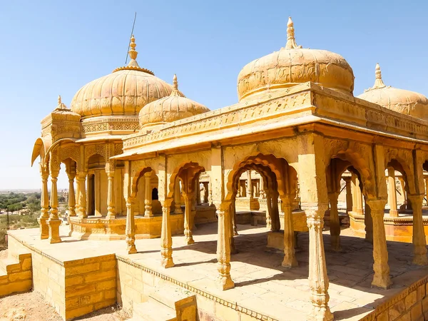 Jaisalmer Fort Vyas Chhatri Mimarisi Rajasthan Hindistan — Stok fotoğraf