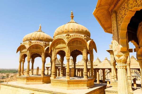 Jaisalmer Fort Vyas Chhatri Mimarisi Rajasthan Hindistan — Stok fotoğraf