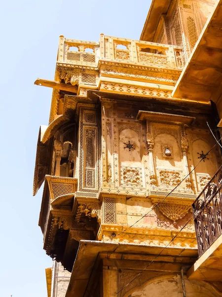 Jaisalmer India Circa Maart 2018 Prachtige Architectuur Van Patwon Haveli — Stockfoto