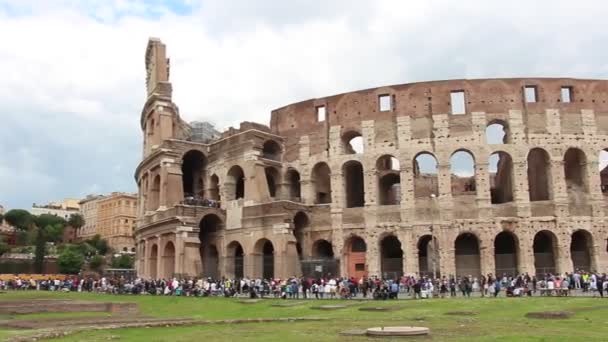 Rom Italien Mai 2019 Blick Auf Kolosseum Rom — Stockvideo