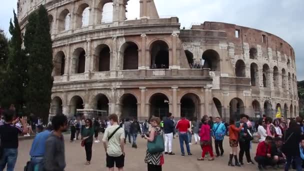 Řím Itálie Circa Květen 2019 Pohled Koloseum Římě — Stock video