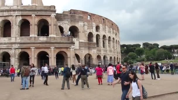 Рим Италия Май 2019 Года Вид Колизей Риме — стоковое видео