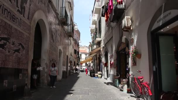 Vietri Sul Mare Italia Circa Junio 2019 Calles Estrechas Vietri — Vídeos de Stock