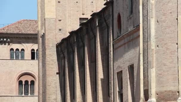 Parma Itália Circa Junho 2019 Vista Catedral Parma Cattedrale Parma — Vídeo de Stock