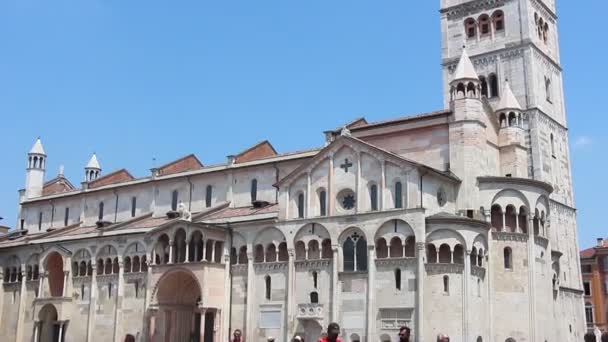 Modène Italie Vers Juin 2019 Vue Sur Cathédrale Modène Duomo — Video
