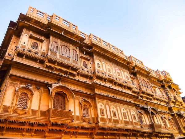 Arquitectura Del Fuerte Jaisalmer Rajastán India — Foto de Stock