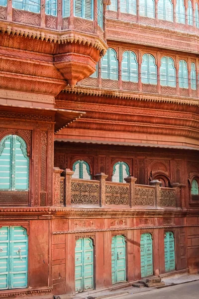 Bikaner India Circa Marzo 2018 Architettura Tradizionale Bikaner — Foto Stock