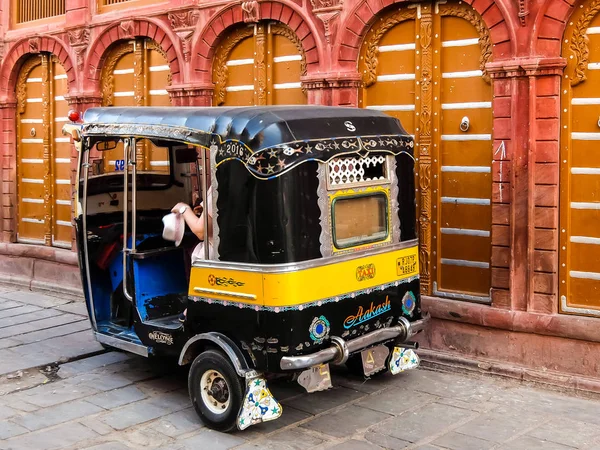 Bikaner India Circa Marzo 2018 Cabina Rickshaw Las Calles Bikaner —  Fotos de Stock