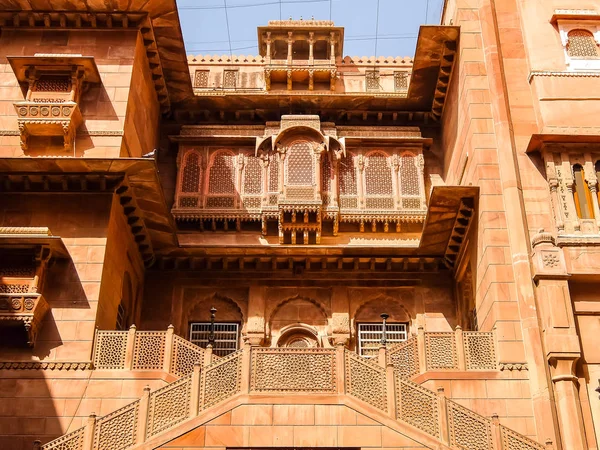 Bikaner India Circa Marzo 2018 Bella Architettura Del Forte Junagarh — Foto Stock