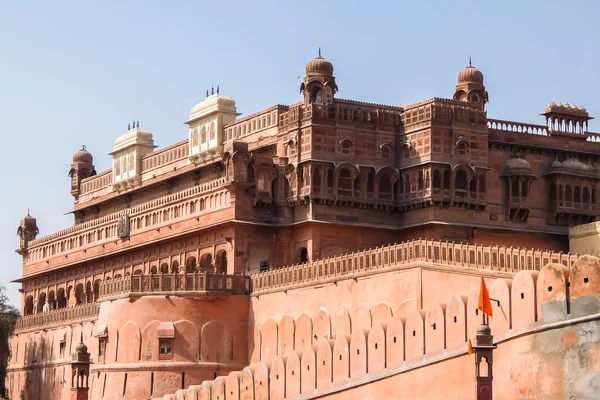 Bikaner India Sekitar Maret 2018 Indah Arsitektur Benteng Junagarh — Stok Foto