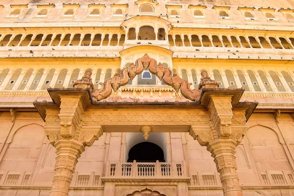Bikaner Indien Circa Mars 2018 Vacker Arkitektur Junagarh Fort — Stockfoto