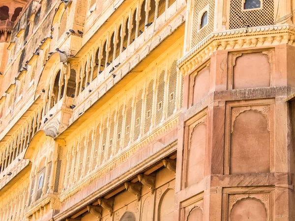 Μπικάνερ Ινδία Γύρω Στις 2018 Μαρτίου Όμορφη Αρχιτεκτονική — Φωτογραφία Αρχείου