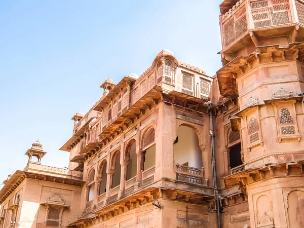 Bikaner India Circa Március 2018 Junagarh Erőd Gyönyörű Építészete — Stock Fotó