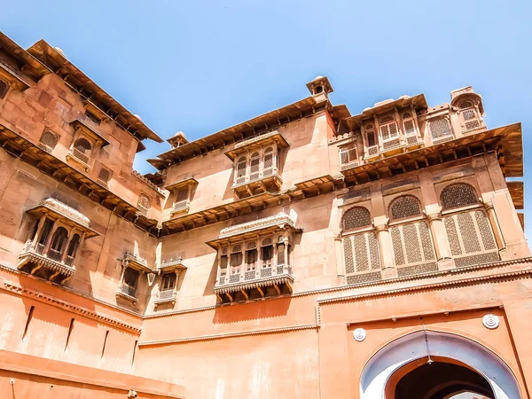 Bikaner India Circa Marzo 2018 Bella Architettura Del Forte Junagarh — Foto Stock