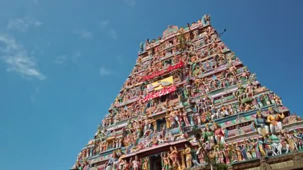 Chennai Indie Około Grudnia 2019 Widok Świątynię Arulmigu Kapaleeswarar Chennai — Wideo stockowe