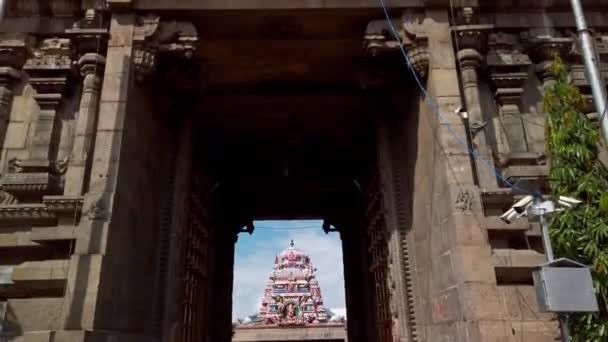 Chennai India Circa Diciembre 2019 Vista Del Templo Arulmigu Kapaleeswarar — Vídeo de stock