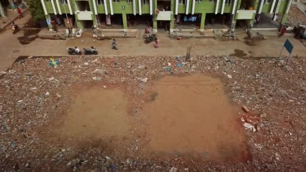 Chennai India Circa December 2019 钦奈Nochikuppam海滩附近住宅区 — 图库视频影像