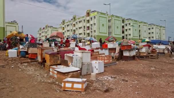 Chennai India Circa 2019 인도의 근처에 지방어 — 비디오