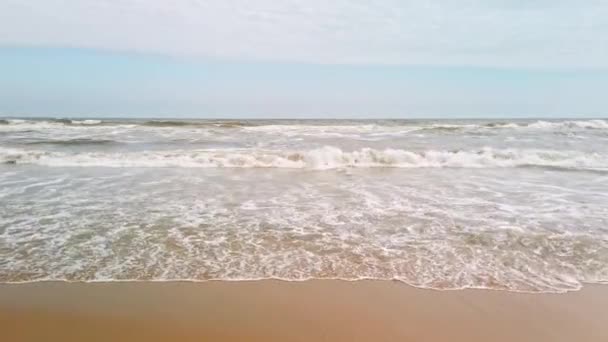 Onde Oceaniche Chennai Tamil Nadu India — Video Stock