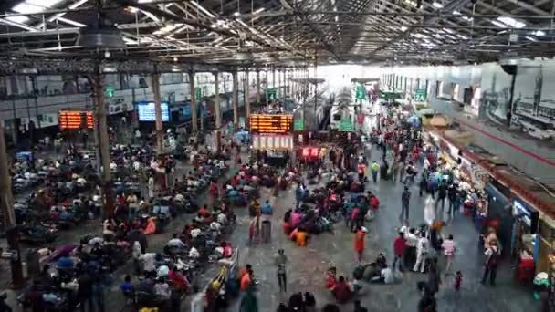 Chennai India Circa Diciembre 2019 Vista Estación Central Tren Chennai — Vídeos de Stock